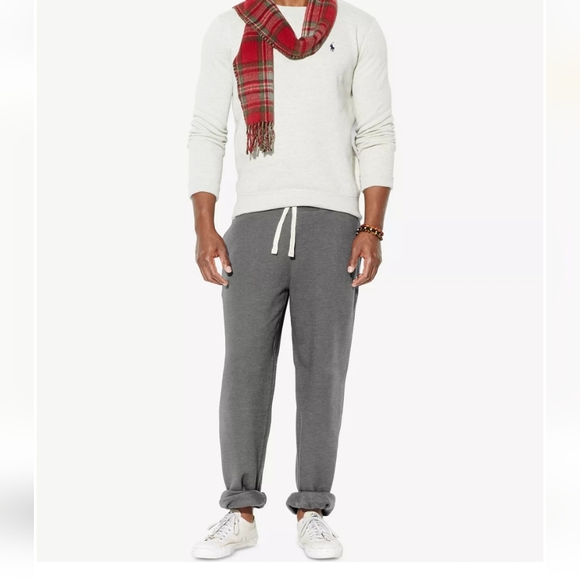 NWT Men's Ralph Lauren Polo Fleece Drawstring Cuff Sweatpants - Picture 5 of 13
